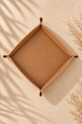 Brown Foldable Trinket Tray